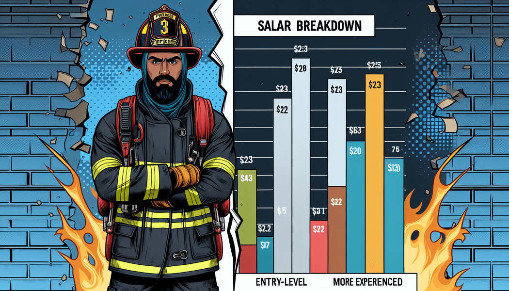 Pensioenregeling en andere secundaire arbeidsvoorwaarden inbegrepen -  hoeveel verdient een brandweerman » Ontdek het Salaris Hier