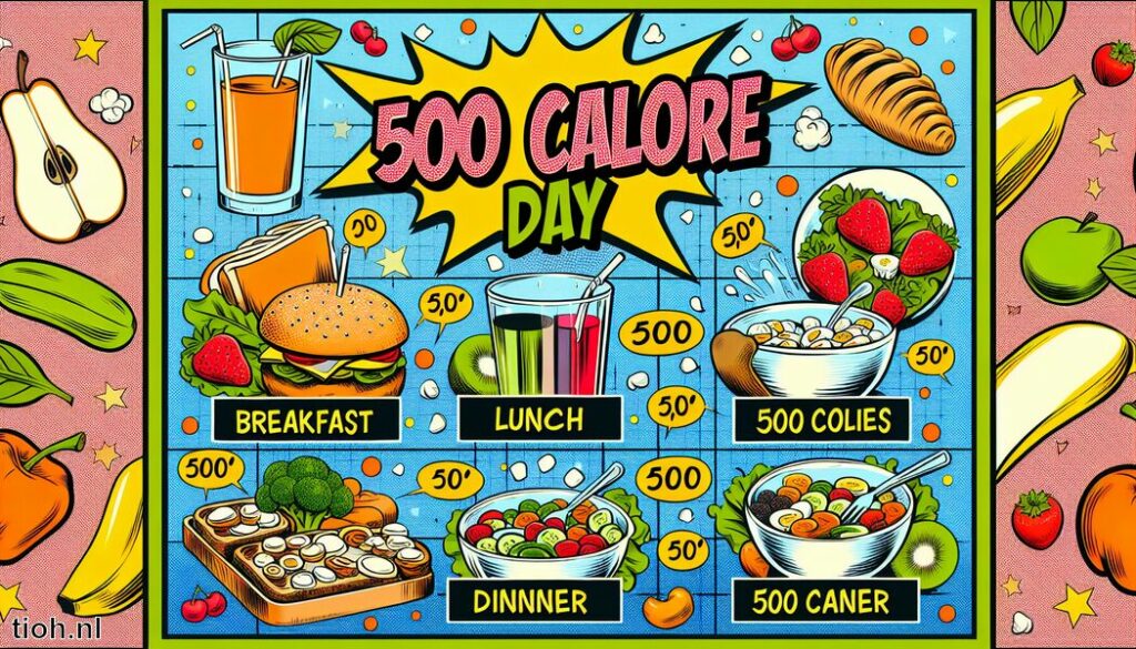 500 calorieën per dag » Slimme maaltijdkeuzes