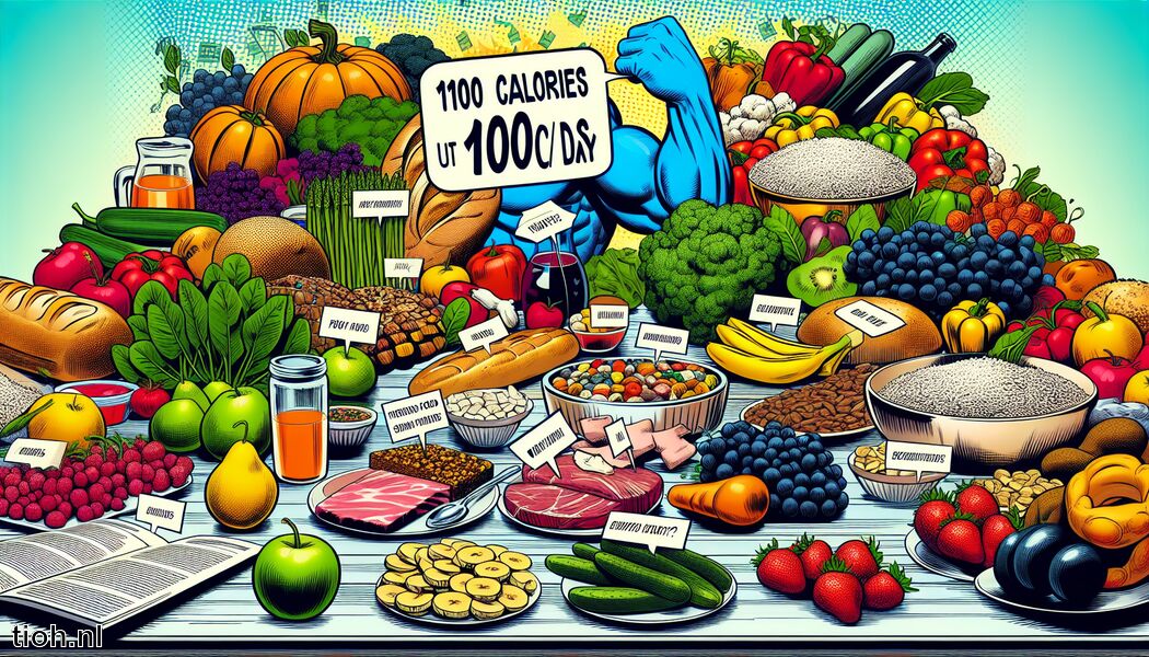 1100 calorieën per dag » Voeding voor fitness