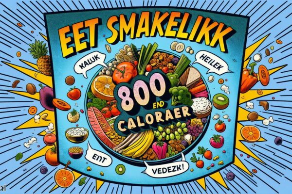 800 calorieën per dag » Eet smakelijk en voedzaam