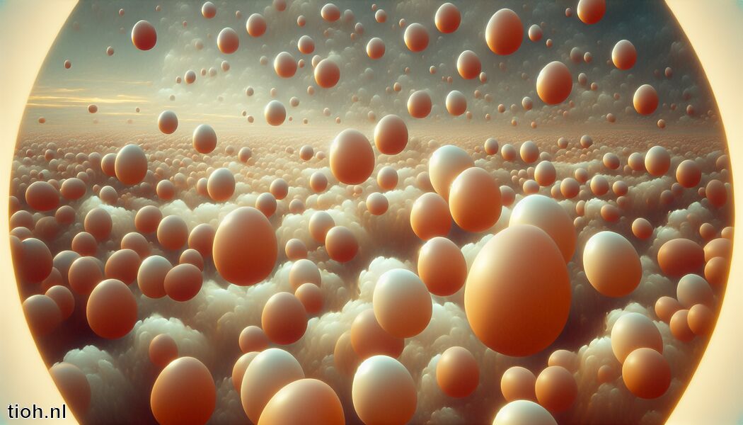 Kippen eieren vertegenwoordigen vruchtbaarheid en mogelijkheden   - Droom je van eieren: Dit kan het betekenen