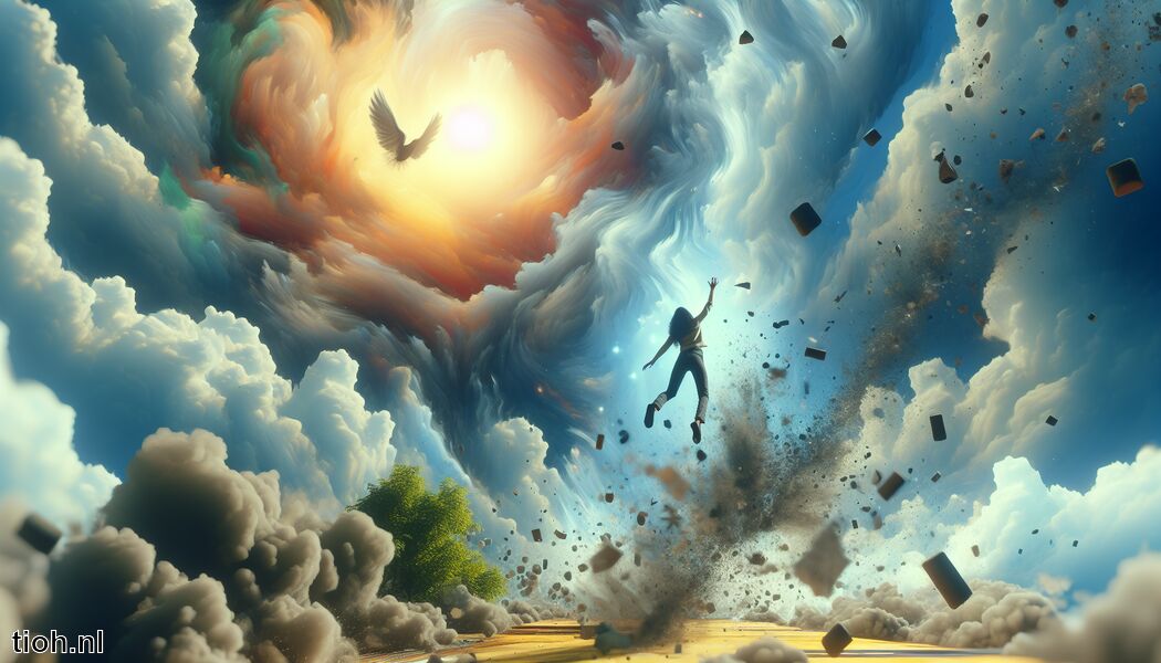 Neemt vaak een emotioneel aspect aan   - Droom je van iets zien neerstorten: Dit kan het betekenen