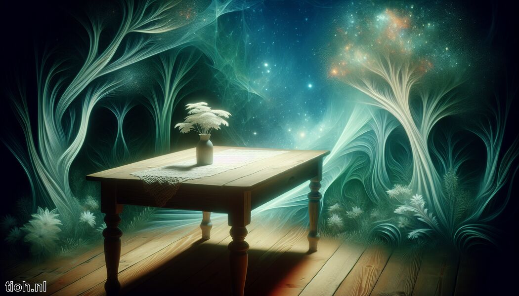 Kan onvervulde wensen of verlangens weerspiegelen   - Droom je van een tafel: Dit kan het betekenen