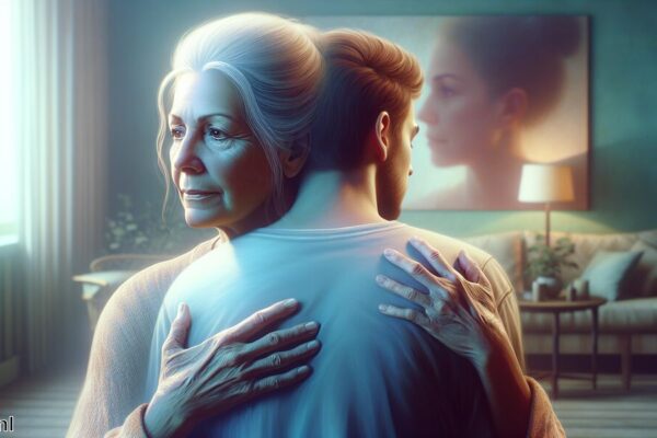 overleden oma geknuffeld in droom