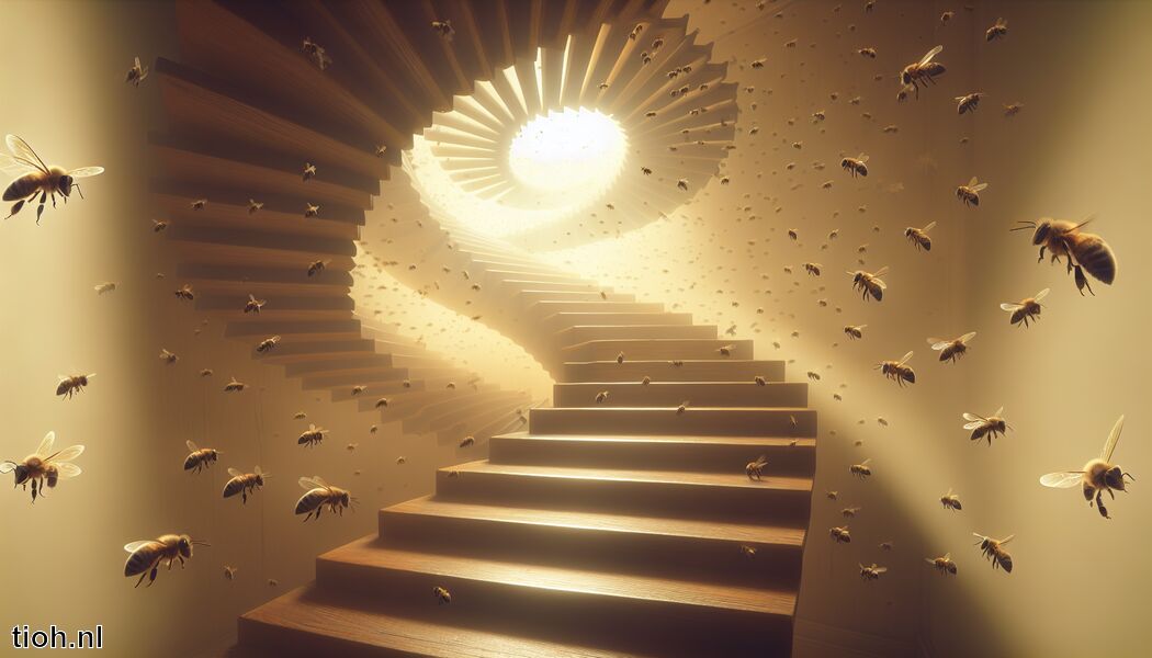 Droom je van een trap: Dit kan het betekenenDroom je van bijen