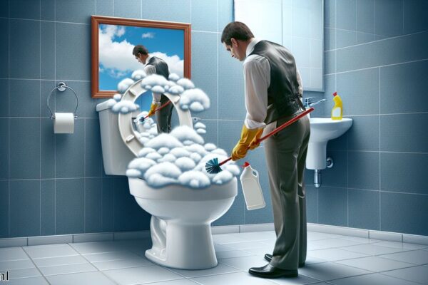 Droom je van het schoonmaken van een toilet: Dit kan het betekenen