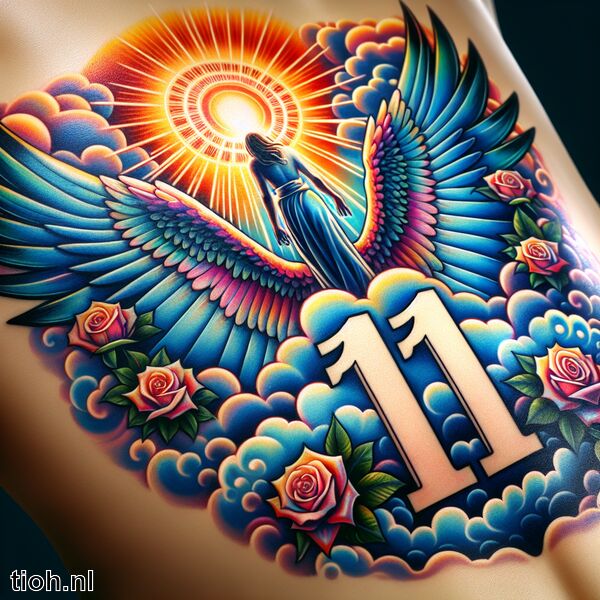 Tatoeage 111 Betekenis: Hemelse boodschap