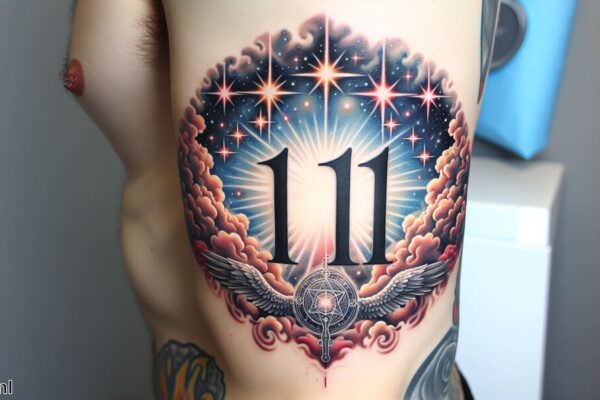 Tatoeage 111 Betekenis: Hemelse boodschap