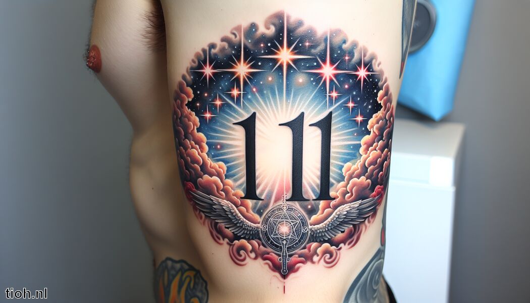 Tatoeage 111 Betekenis: Hemelse boodschap