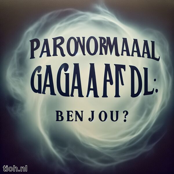 paranormaal begaafd: ben jij dat?