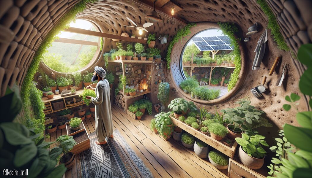 Volledige integratie met omgeving - Living in an Earthship