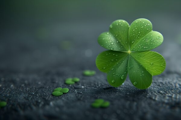 ai generated, four-leaf clover, clover