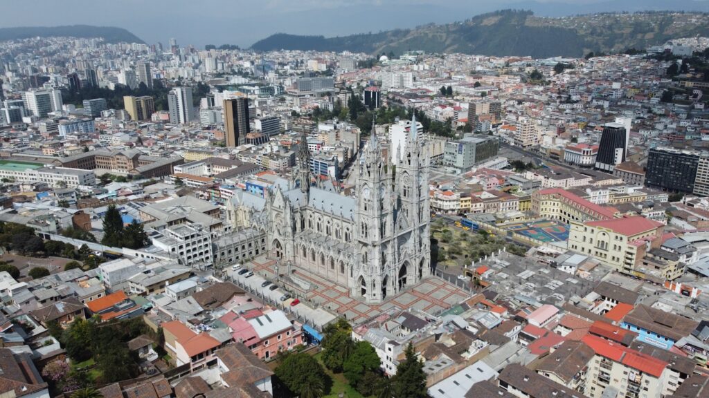 a large city with many buildings