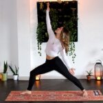 woman doing yoga