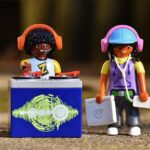 disc jockey, put plates, playmobil, characters, fun, headphones, to play, toy, disc jockey, disc jockey, playmobil, headphones, headphones, headphones, headphones, headphones, toy