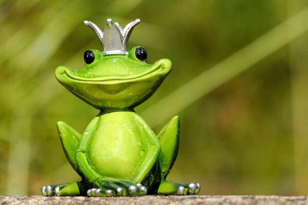 frog, frog prince, prince, nature, figure, king, cute, funny, animal, green, ceramic, decoration