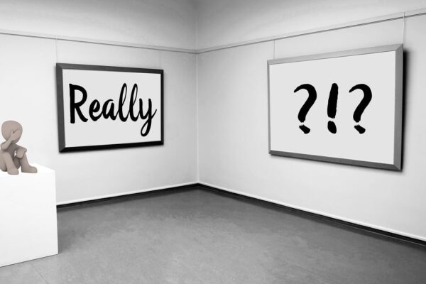 question, really, question mark, doubt, museum, sculpture, architecture, inside, inner space, painting, exhibition, consideration, to ask, model, male, exhausted, dejected, to sit, thoughtful, hand, in front of eyes, seriously, indeed, really, really, doubt, doubt, doubt, doubt, doubt, museum, exhibition